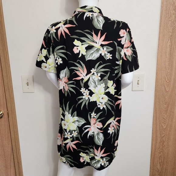 H&M Divided‎ floral button down T shirt dress size small - Picture 7 of 11